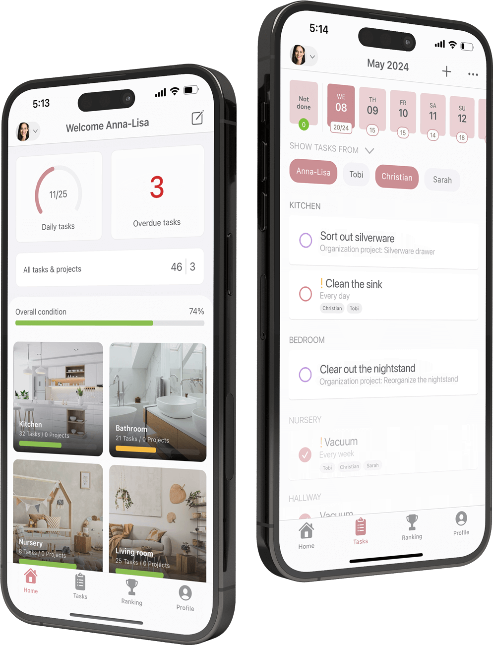 BeTidy - Deine Aufräum-App für ein ordentliches & aufgeräumtes Zuhause